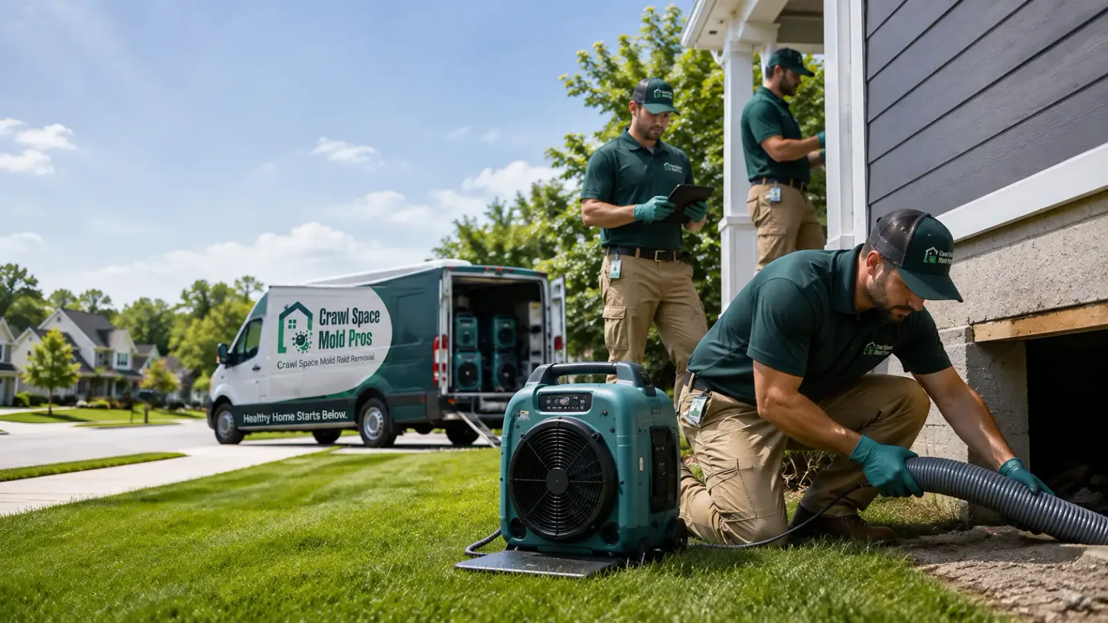 Crawl Space Mold Removal in Carteret, NJ